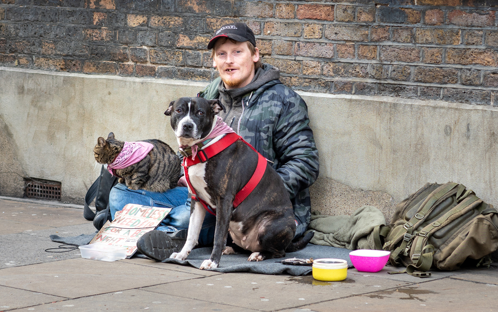 London,/,Uk, ,2,Feb,2020:,A,Homeless,Man