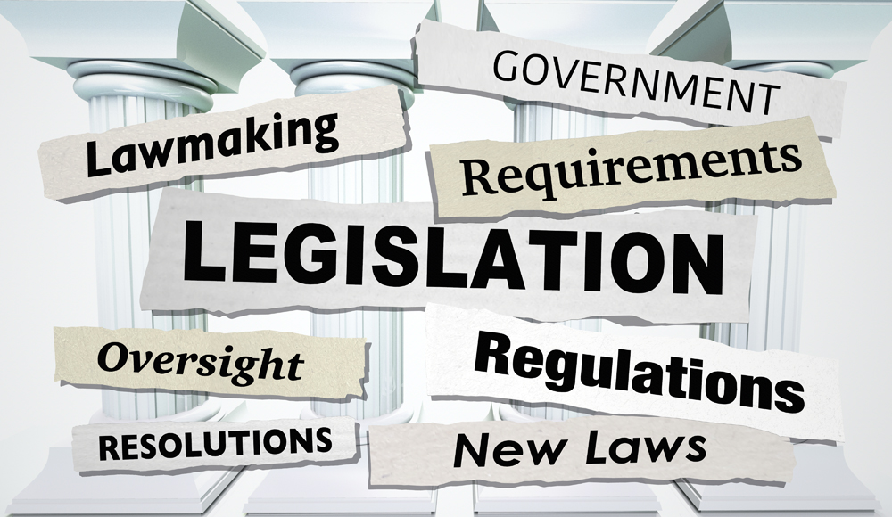 Legislation,New,Laws,Government,Action,Regulation,Headlines,News,3d,Illustration