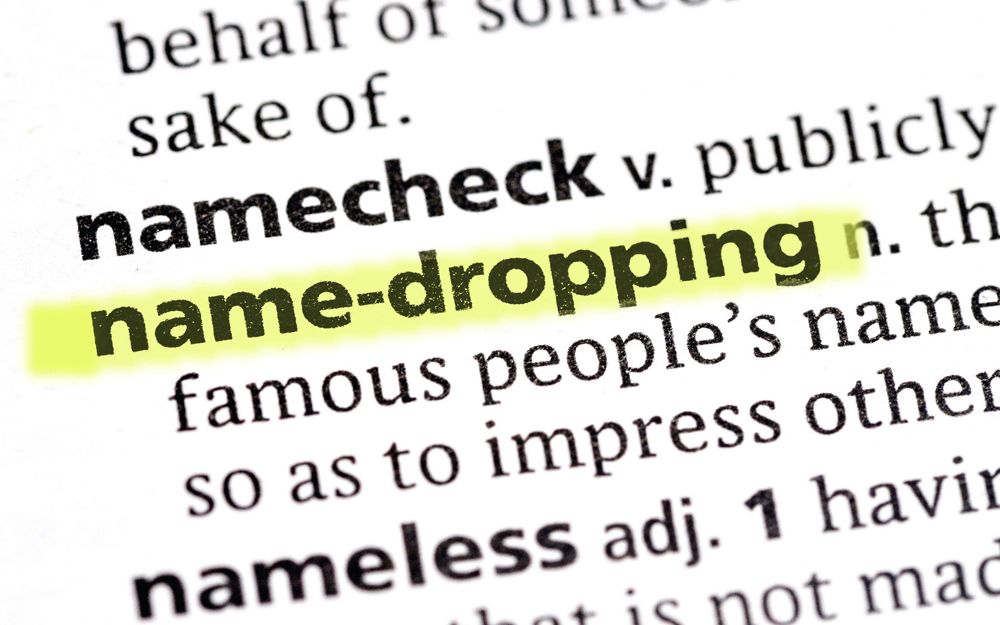 The Perils of Name-Dropping During Job Interviews