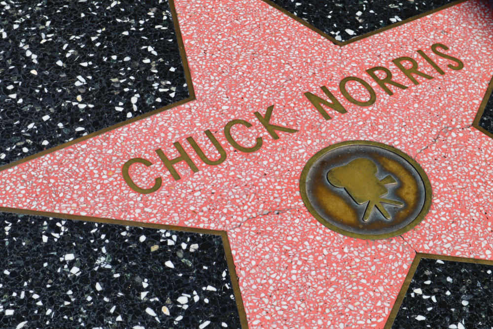 Hollywood,,California,,May,20,,2019:,Star,Of,Chuck,Norris