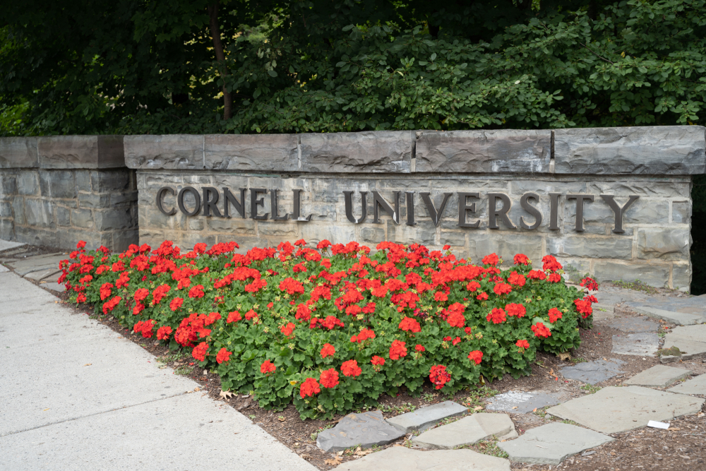 Ithaca,,New,York,,September,1,,2019.,Entrance,Sign,To,Cornell