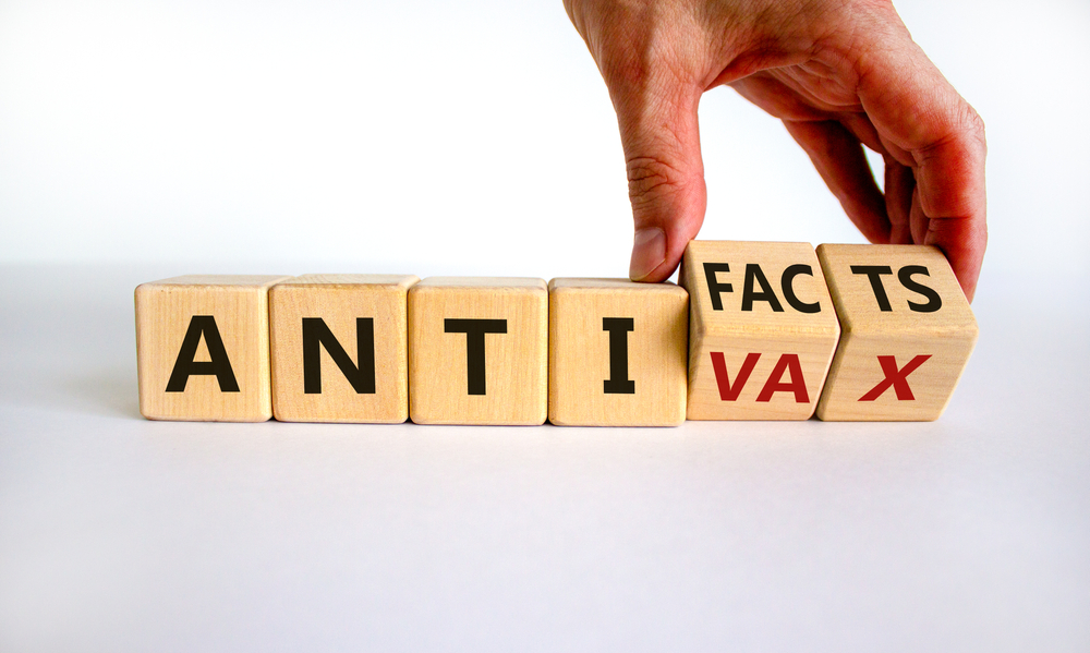 Anti Facts,Or,Anti Vax,Symbol.,Doctor,Turns,A,Cube,,Changes,Words