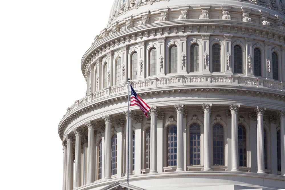 Congress,L,Building,Is,Isolated,On,White.,The,Capitol,Building