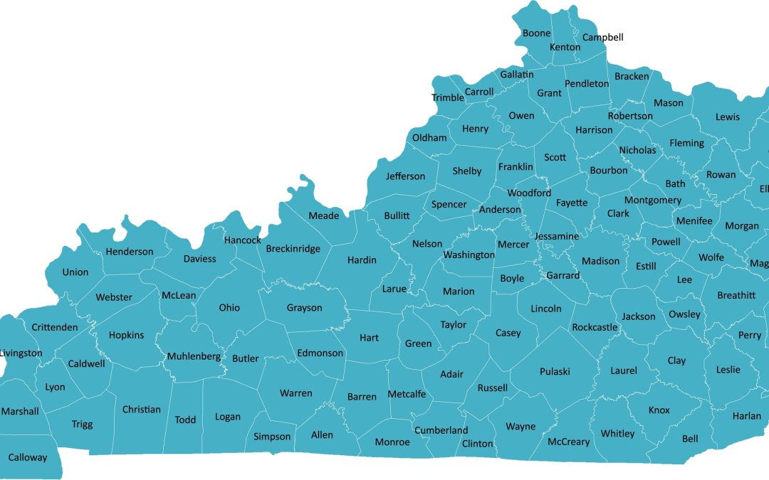 Us,Kentucky,County,Map,With,120,Counties,Names,And,Boundaries,