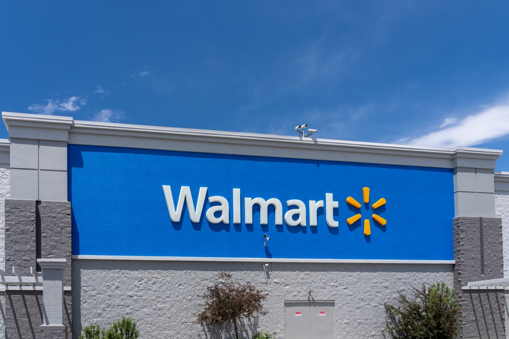 Walmart,Sign,On,The,Building.,California,,Usa,,On,June,5,