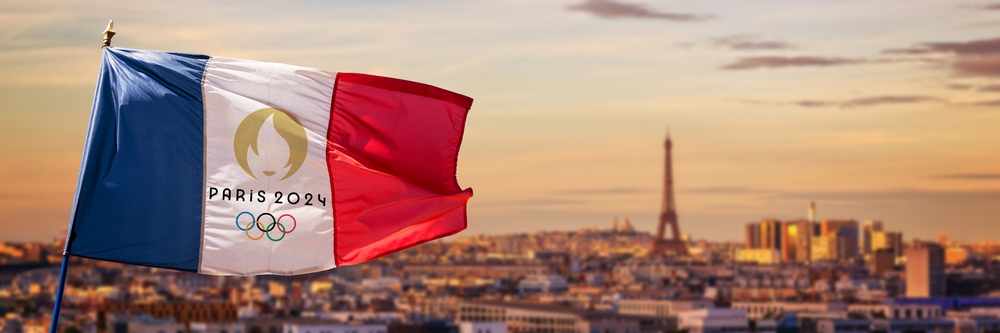 Paris, ,France, ,May,23:,French,Flag,With,Paris