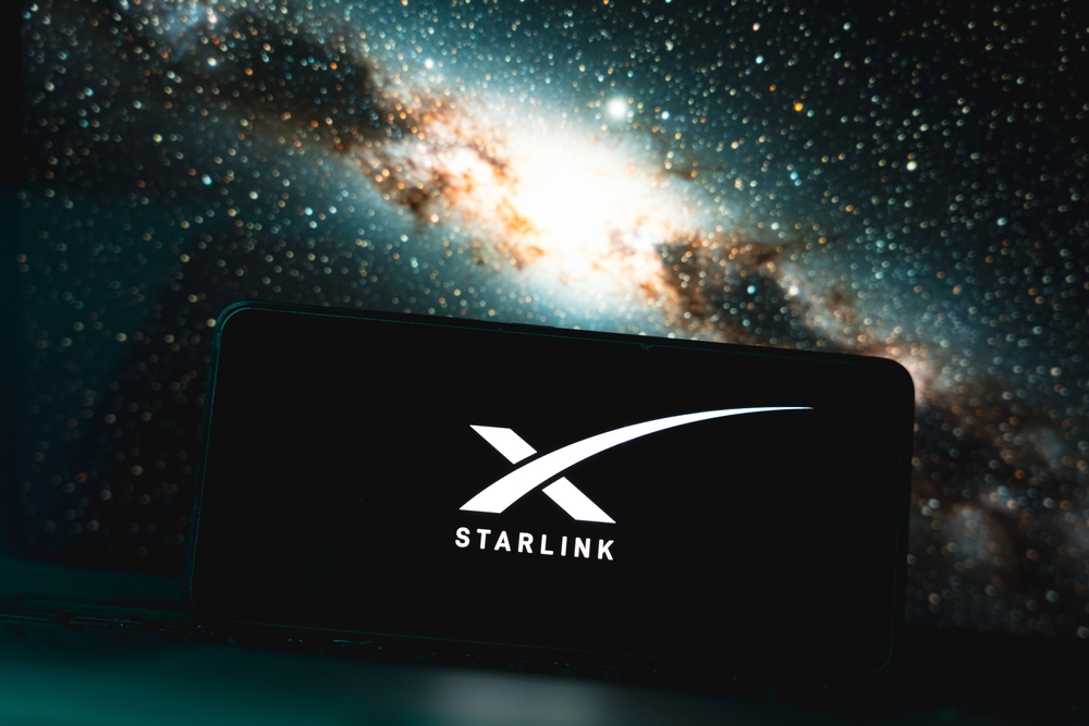 Starlink,Logo,On,Screen.,Starlink,Satellite,Internet.,December,29,,2024