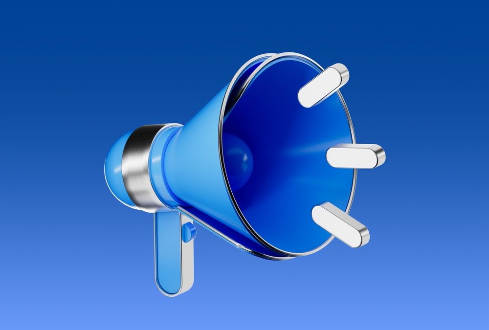 3d,Icon,Of,A,Megaphone,Sending,Out,Broadcast,Signals,,Symbolizing